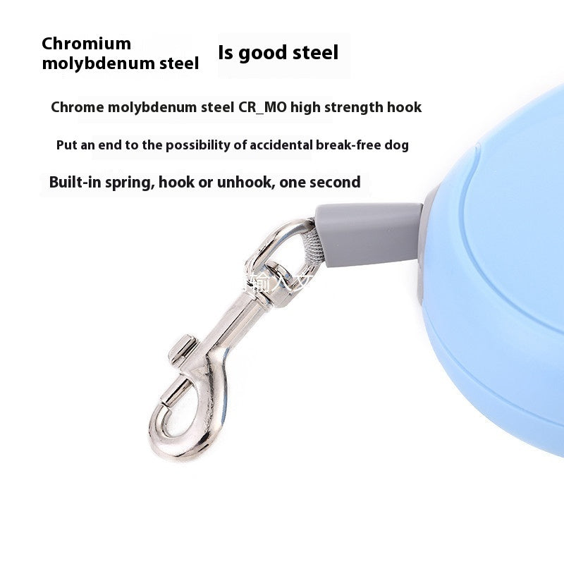 Laisse rétractable automatique simple pour chien