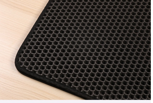 Tapis de litière pour chat en EVA double