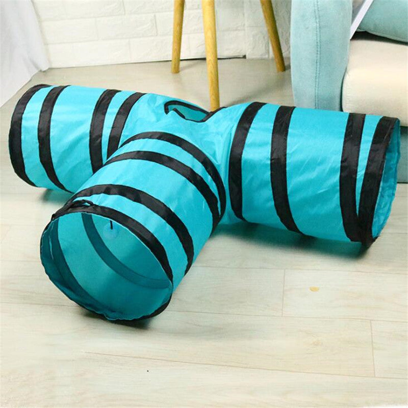 Tunnel pliable pour chat