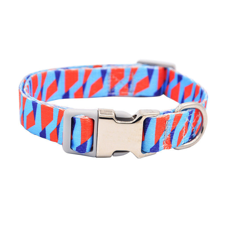 Collier personnalisé coloré avec plaque gravée