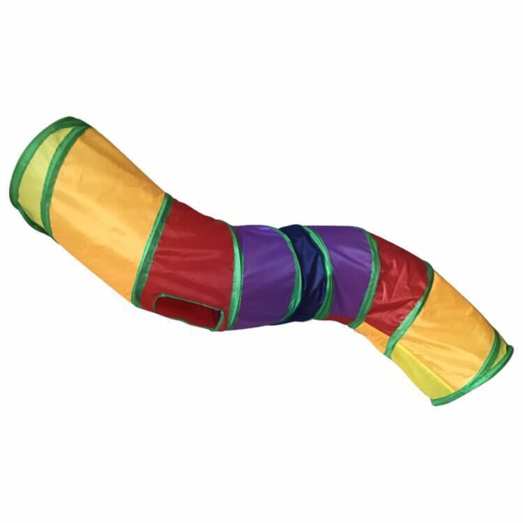 Jouet pour chat Tunnel pliable en forme de S