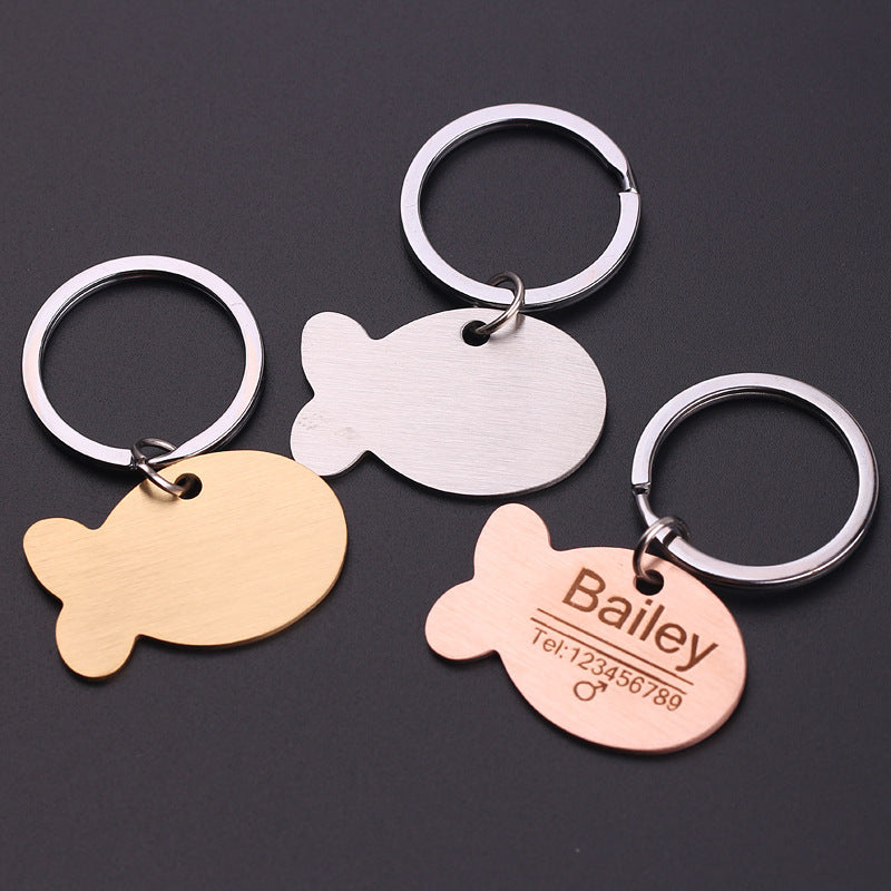 Porte-clés personnalisé pour chien et chat