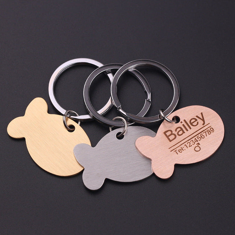 Porte-clés personnalisé pour chien et chat
