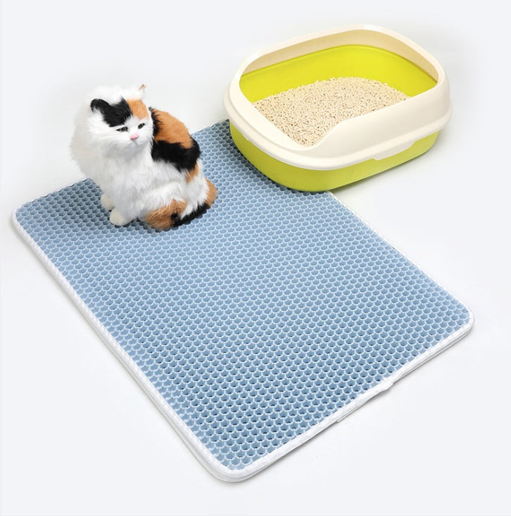 Tapis de litière pour chat en EVA double