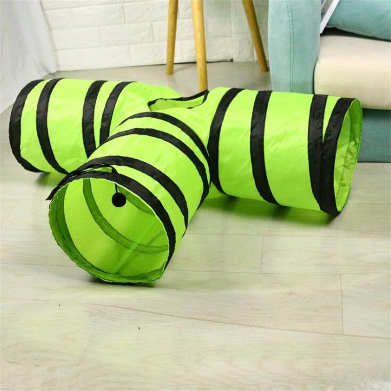 Tunnel pliable pour chat