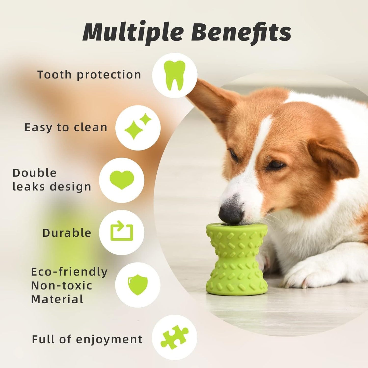 Jouets interactifs pour chiots, distributeurs de friandises
