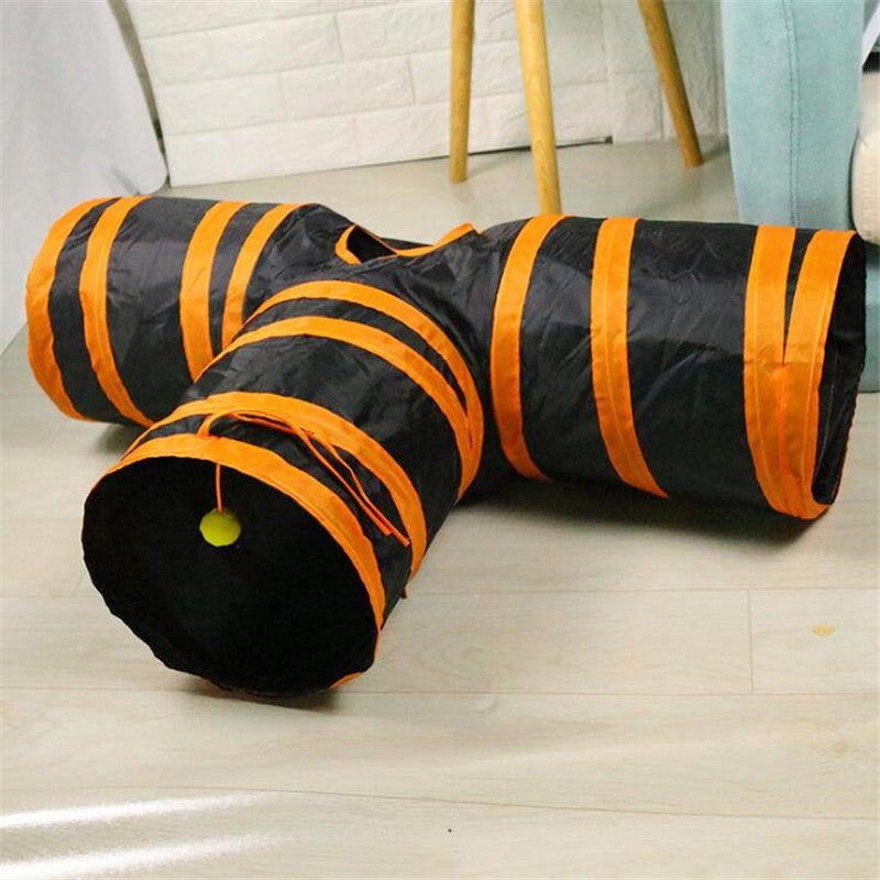 Tunnel pliable pour chat