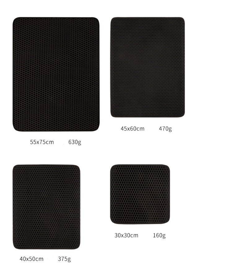 Tapis de litière pour chat en EVA double