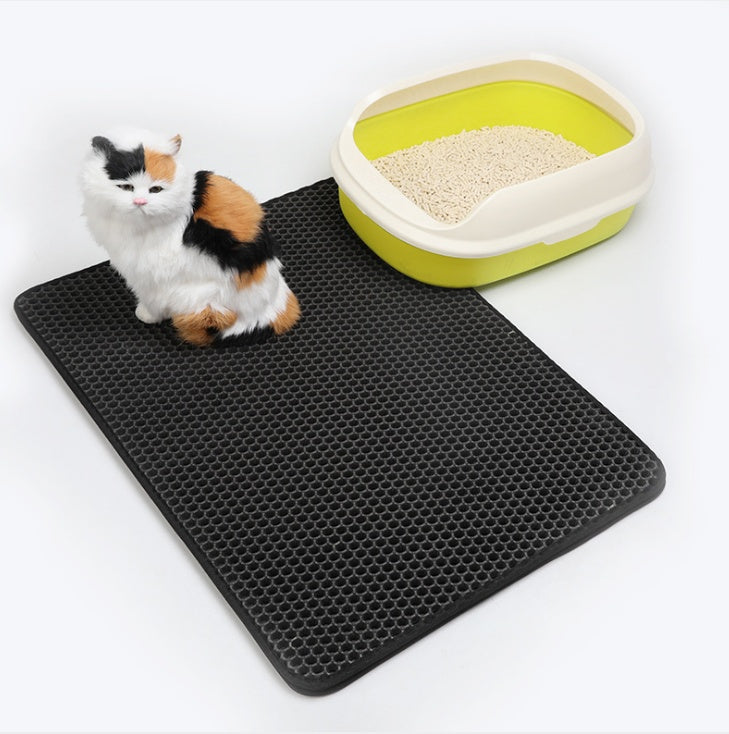 Tapis de litière pour chat en EVA double