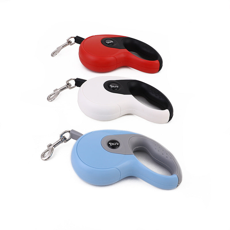 Laisse rétractable automatique simple pour chien