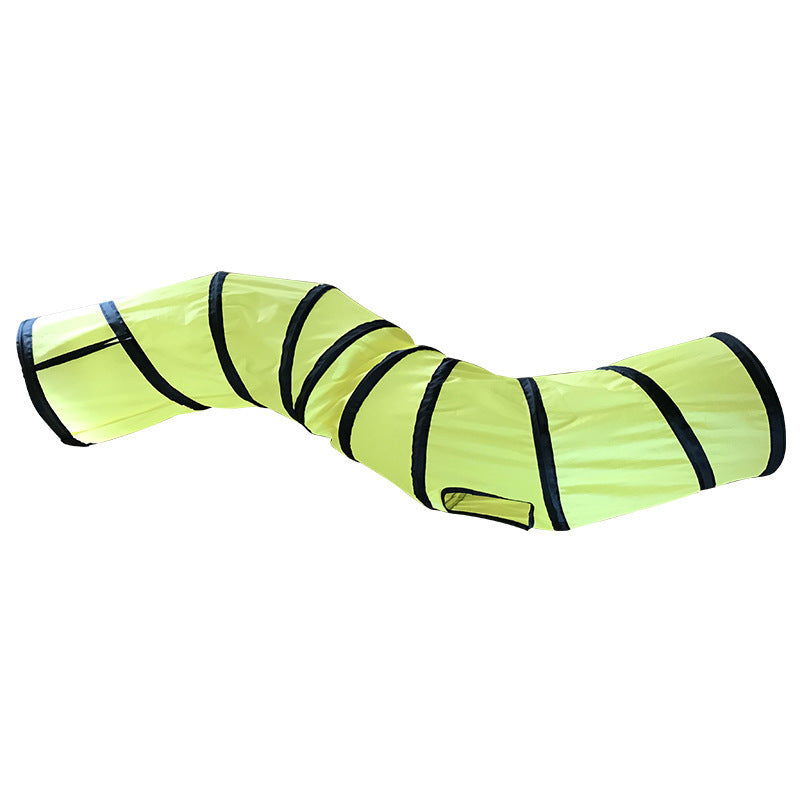 Jouet pour chat Tunnel pliable en forme de S