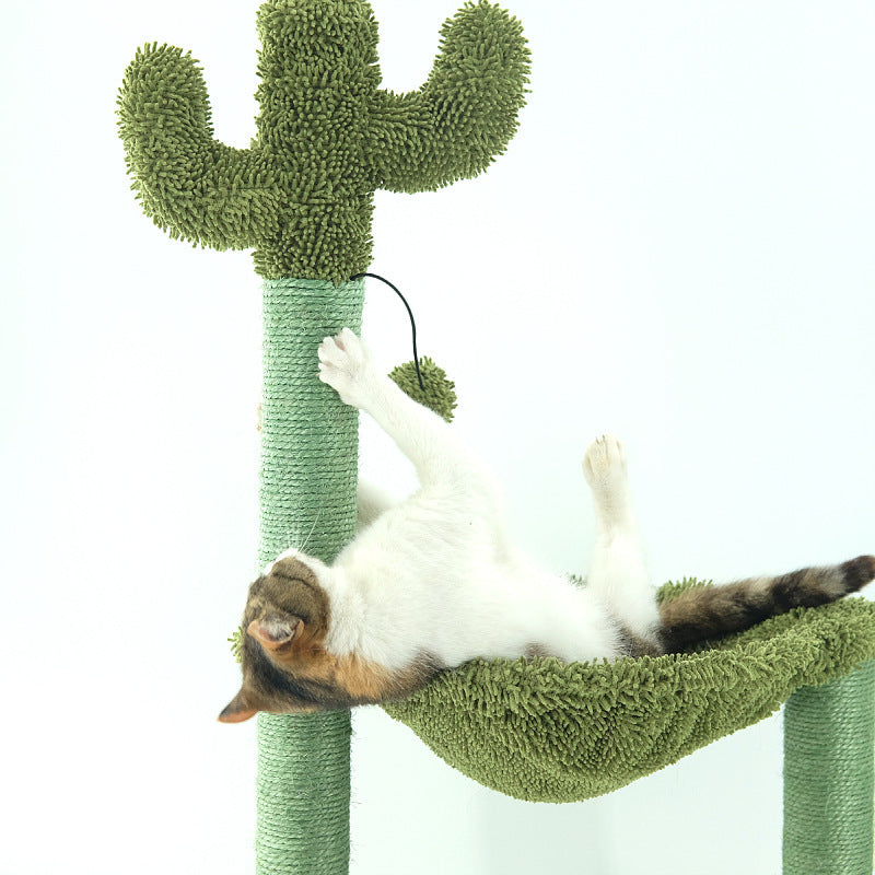 Arbre à chat cactus avec hamac