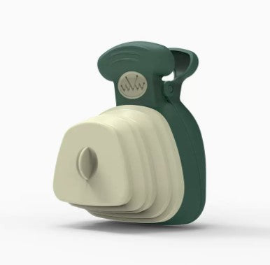 Distributeur de sacs à crottes pour chien, cuillère pliable de voyage