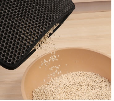 Tapis de litière pour chat en EVA double