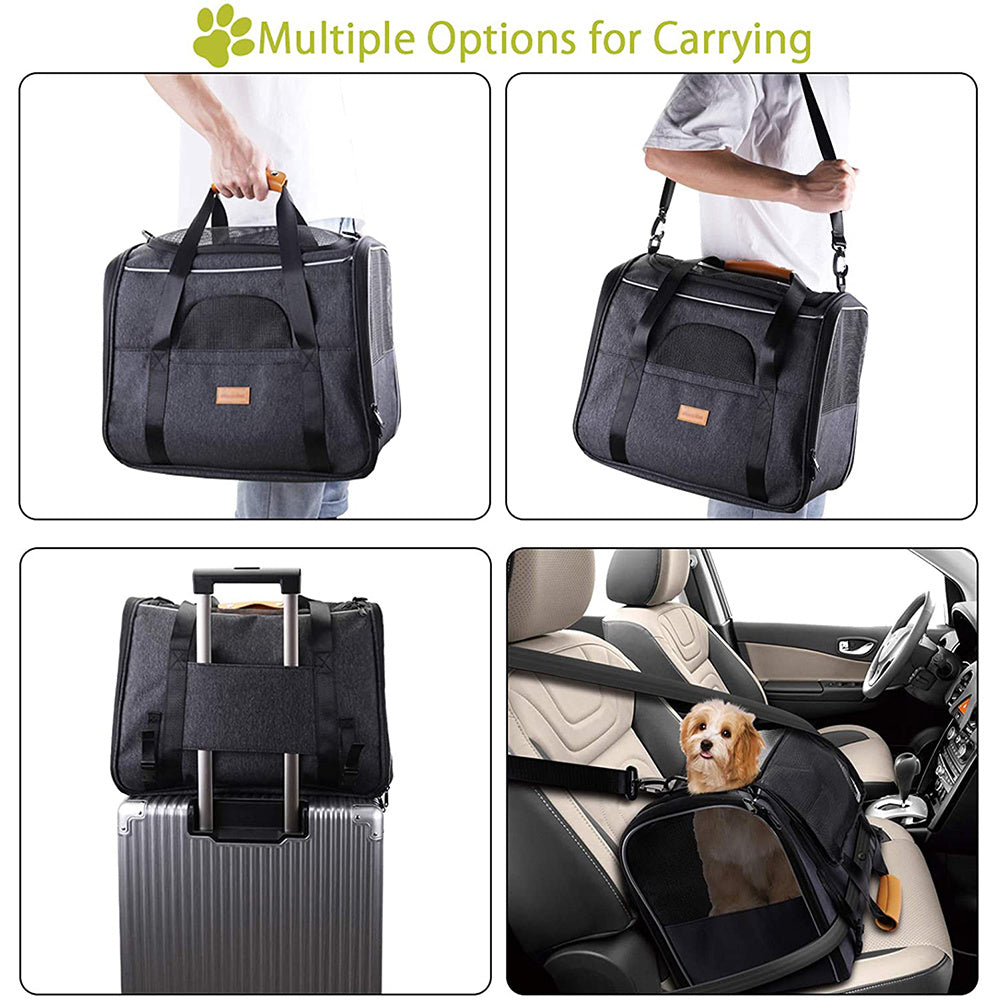 Sac de transport souple et pliable pour chat et chien