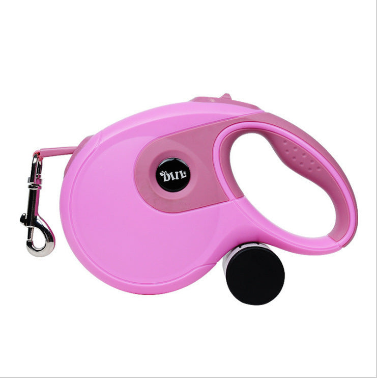 Laisse rétractable automatique simple pour chien