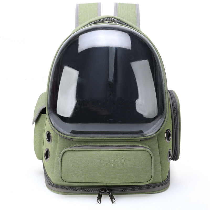 Sac à dos capsule transparent – Transport sécurisé pour chats & petits chiens