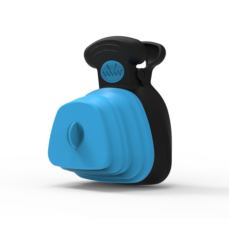 Distributeur de sacs à crottes pour chien, cuillère pliable de voyage