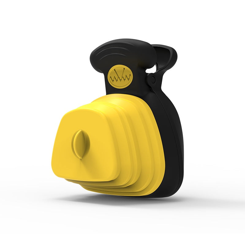 Distributeur de sacs à crottes pour chien, cuillère pliable de voyage