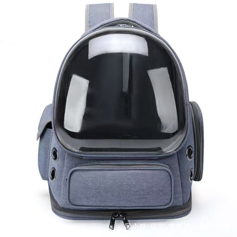 Sac à dos capsule transparent – Transport sécurisé pour chats & petits chiens