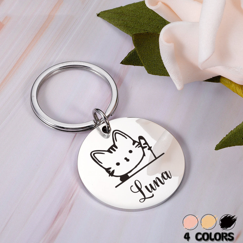 Médaille d'identification personnalisée pour animaux de compagnie, collier pour chien personnalisé avec nom et numéro