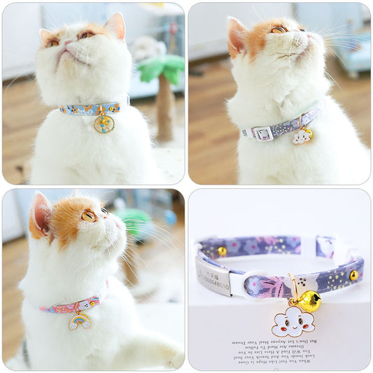 Pet Dog Collar Cute Adjustable Safety Buckle