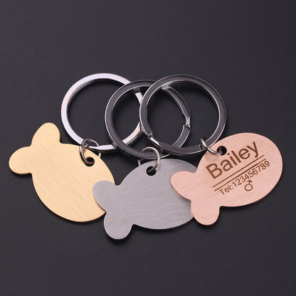 Porte-clés personnalisé pour chien et chat