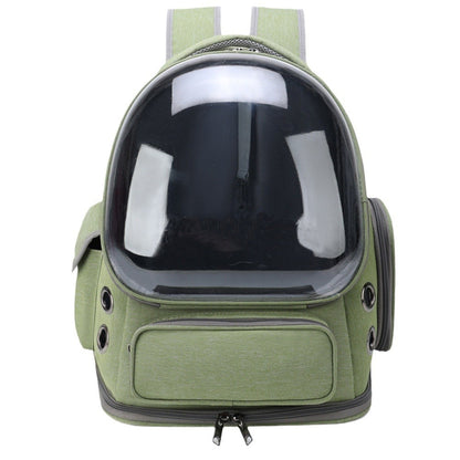 Sac à dos capsule transparent – Transport sécurisé pour chats & petits chiens