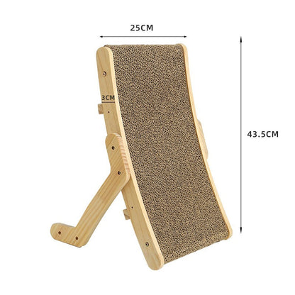 Planche à gratter en papier ondulé pour chat