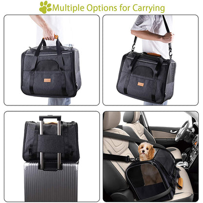 Sac de transport souple et pliable pour chat et chien