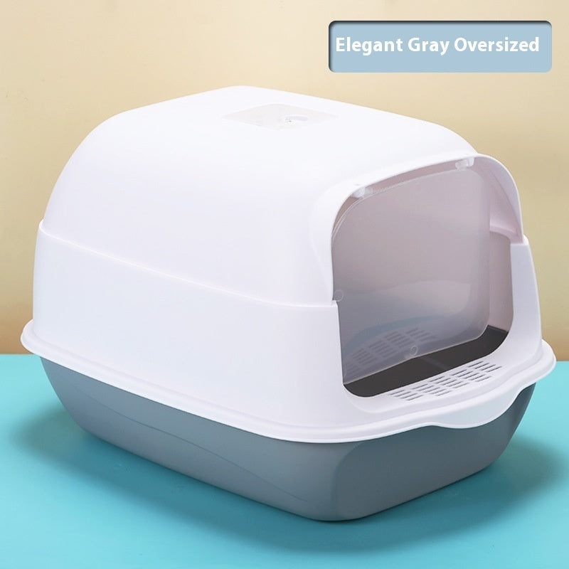Litière fermée pour chat