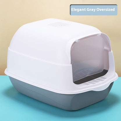 Litière fermée pour chat