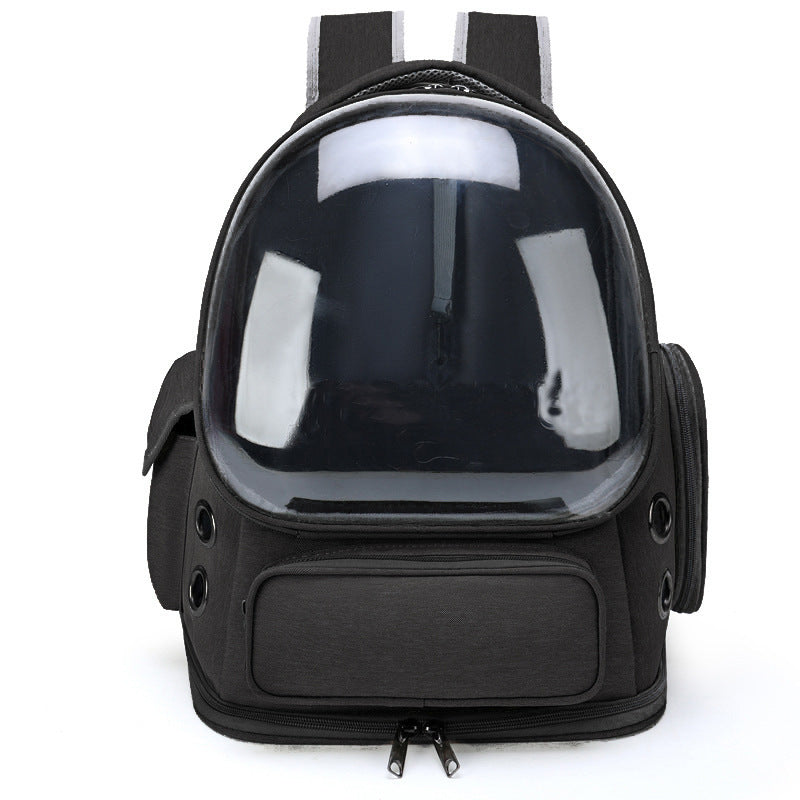 Sac à dos capsule transparent – Transport sécurisé pour chats & petits chiens
