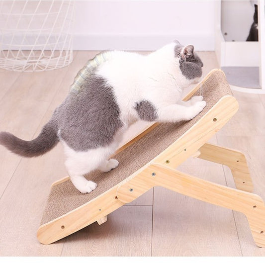 Planche à gratter en papier ondulé pour chat