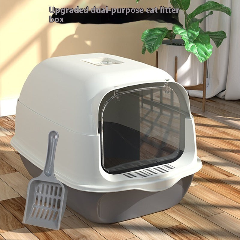 Litière fermée pour chat