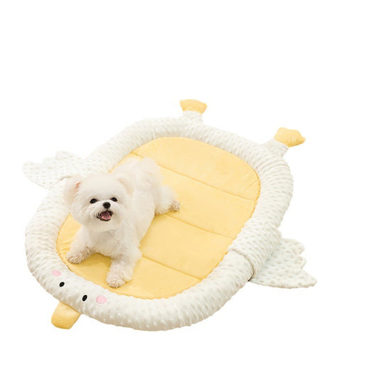 Lit orthopédique pour chien Bedsure, imperméable, en mousse de soutien moyen.