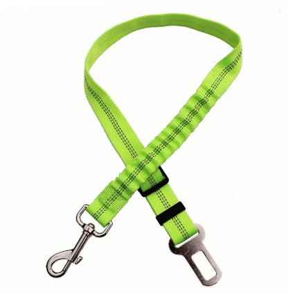 Laisse de sécurité élastique pour chien en voiture