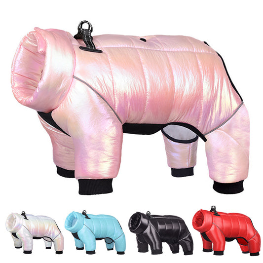 Vêtements d'hiver imperméables pour petits chiens, veste chaude et anti-lumière pour animaux de compagnie