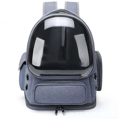 Sac à dos capsule transparent – Transport sécurisé pour chats & petits chiens