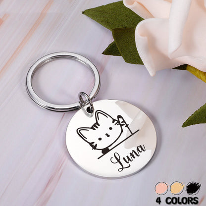 Médaille d'identification personnalisée pour animaux de compagnie, collier pour chien personnalisé avec nom et numéro